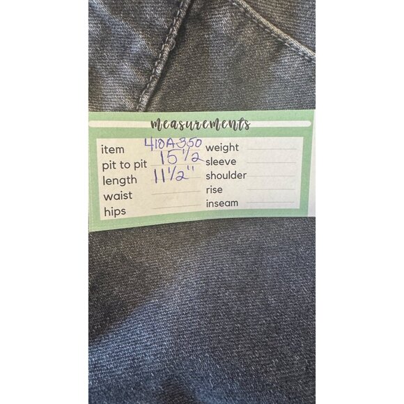 2/$30 NWT PrettyLittleThing Petite 6 Dark Gray Denim Bustier - Picture 9 of 12